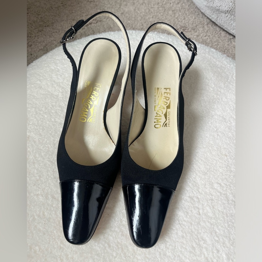 Ferragamo kitten heels